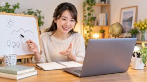 自分が講師になれるサービス比較｜MOSH・Udemy・ストアカ・ココナラ・noteの違いと選び方【2026年版】のテーマを表した独自制作イメージ
