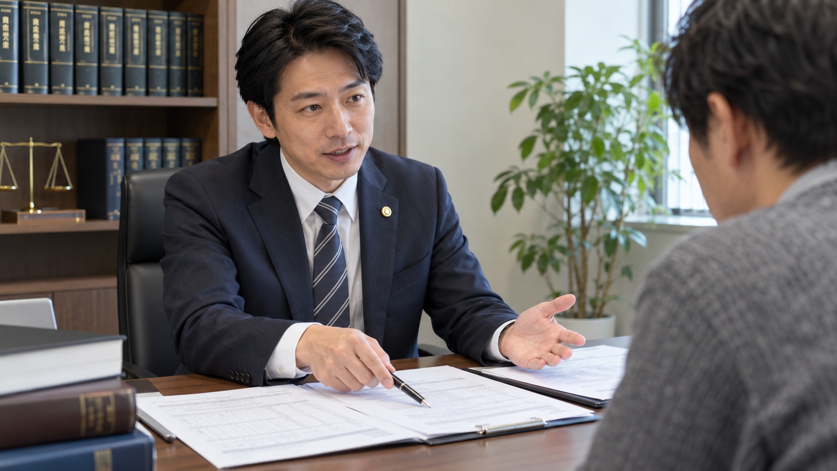 債務整理について相談を受ける弁護士のイメージ